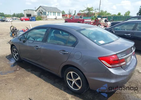 2015 Honda Civic Se z USA, uszkodzony, nr VIN 2HGFB2F72FH543635